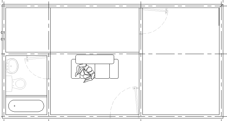 Corporate office architecture project dwg file