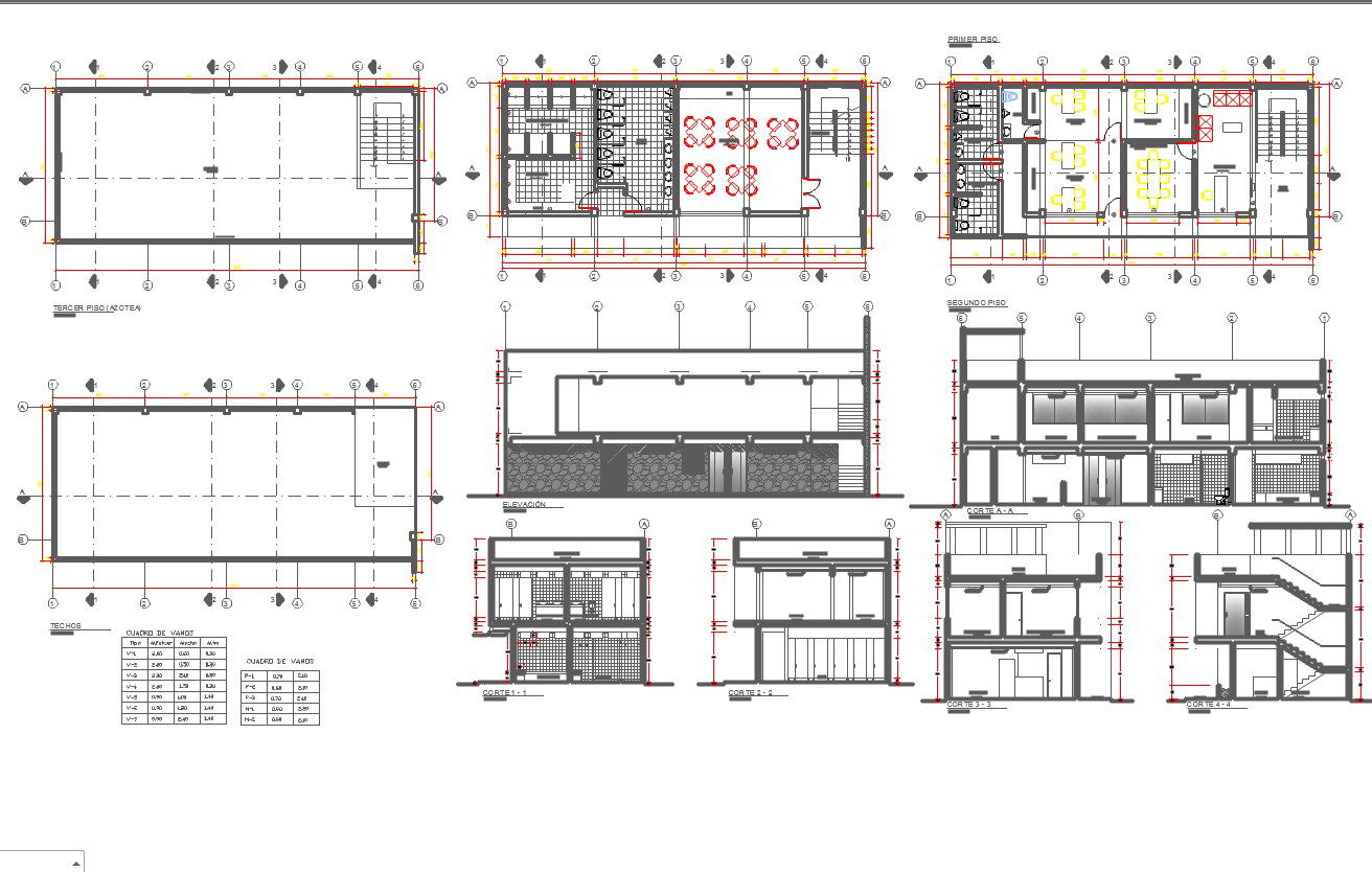 Corporate office layout plan 