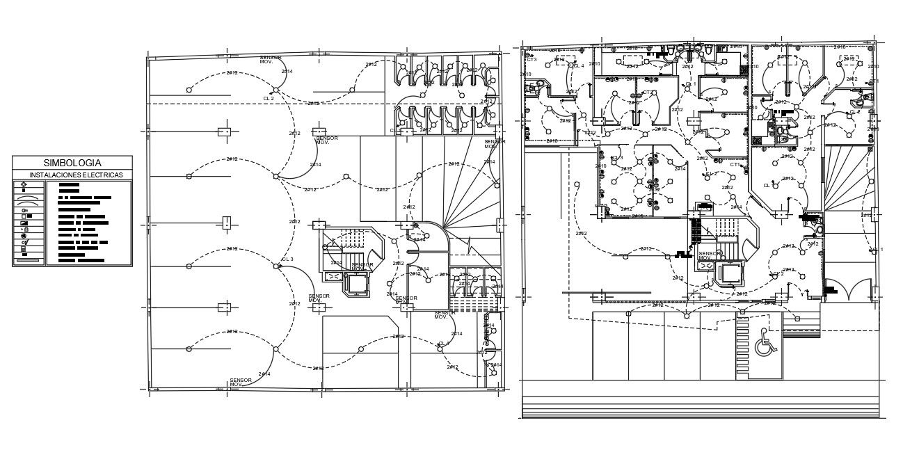Corporate Office Electrical wiring Layout Plan AutoCAD File