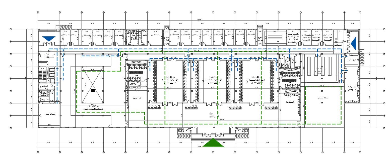 Corporate Office Plan CAD Drawing Download DWG File