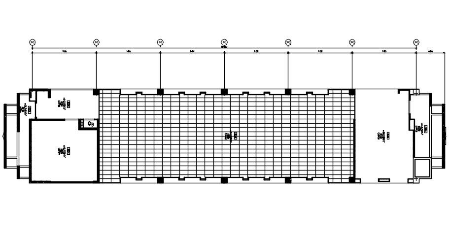 Corporate building finishes floor plan presented in this cad file. download this 2d autocad drawing file.