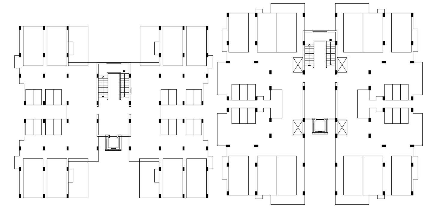 Corporate office building pillar footing CAD drawing is given. Download now.