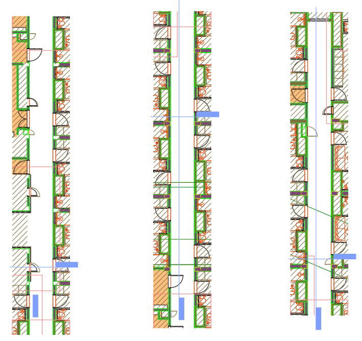 Corridor plan shown in this autocad drawing file. Download this 2d AutoCad drawing file.