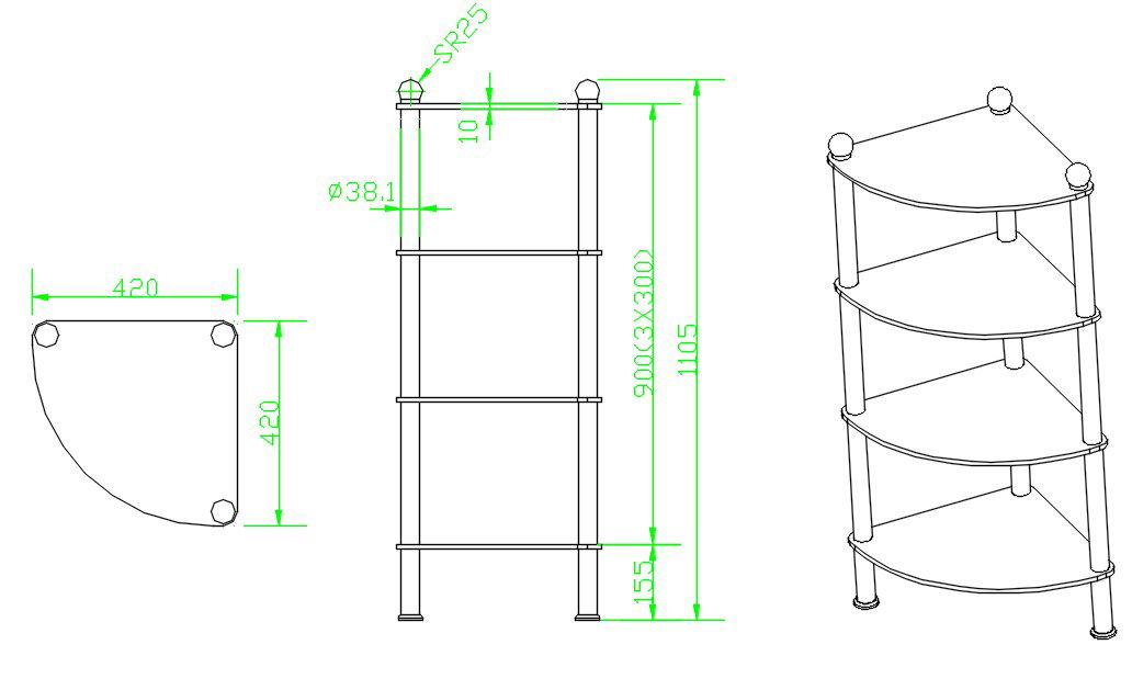 Cosmetic Storage Free CAD Blocks DWG File