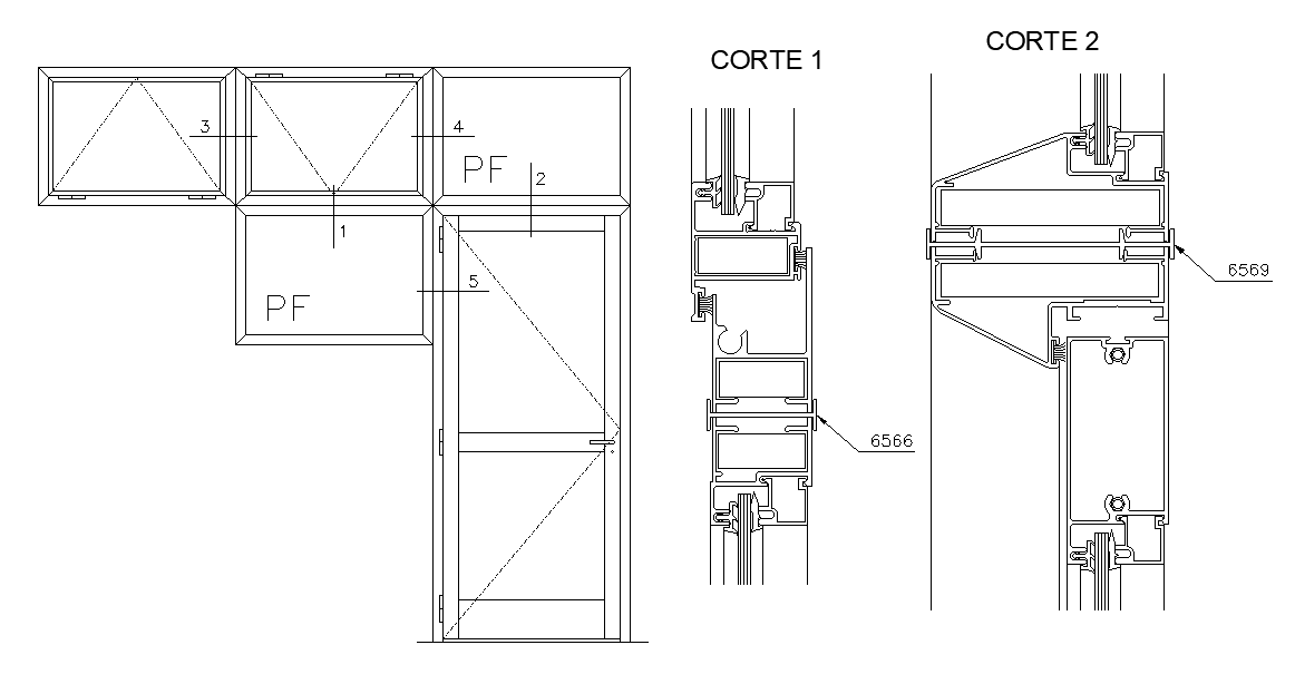 Coupling profile machinery CAD drawing file. Download now.