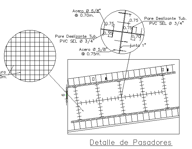 Court and details of pavement and ramps constructive details dwg file