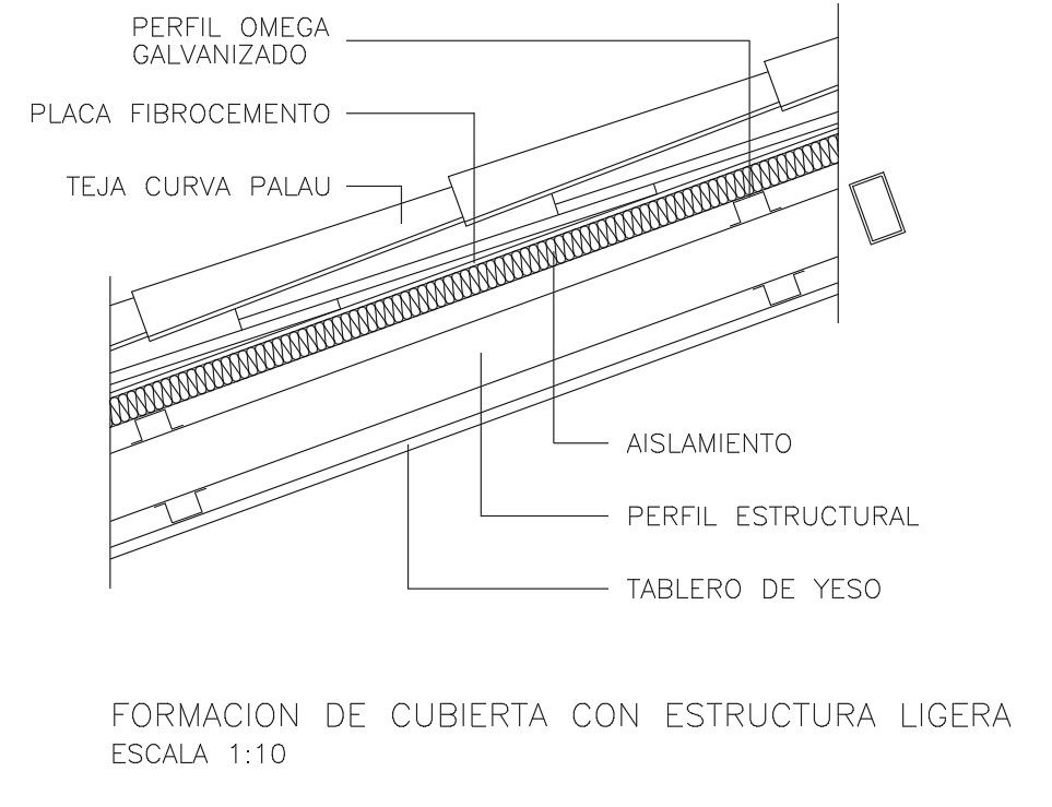 Cover Formation With A Light Structure for CAD Block DWG File