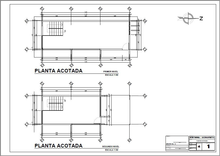 Cover plan details of both floors of house cad drawing details dwg file