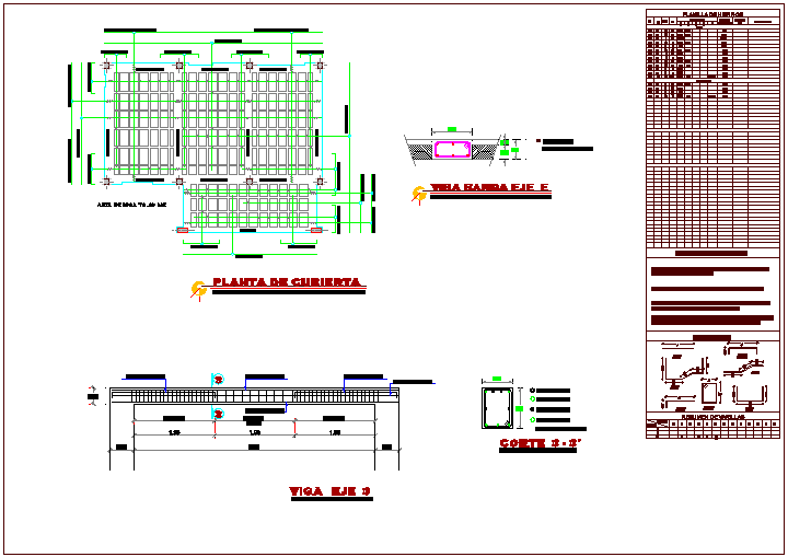 Cover plan of communication office building with structural detail dwg file