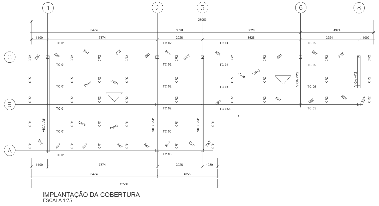 Coverage implementation detailed plan DWG autoCAD drawing