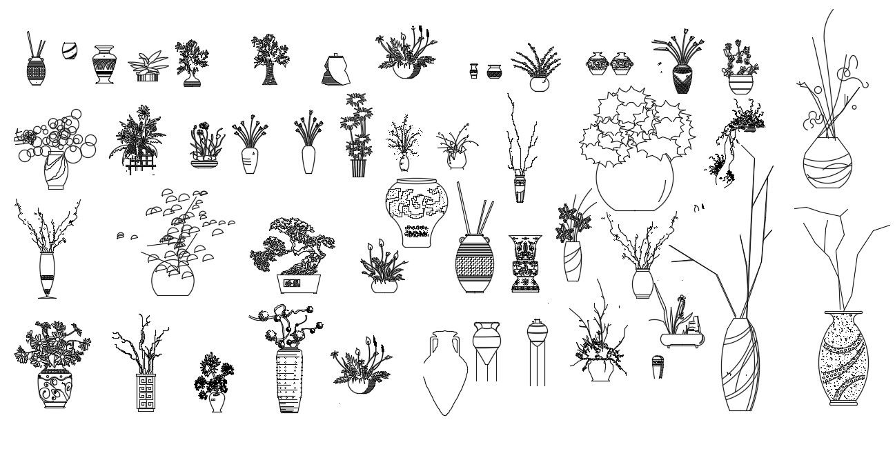 Create Beautiful Gardens with Our Flower Port Autocad Files