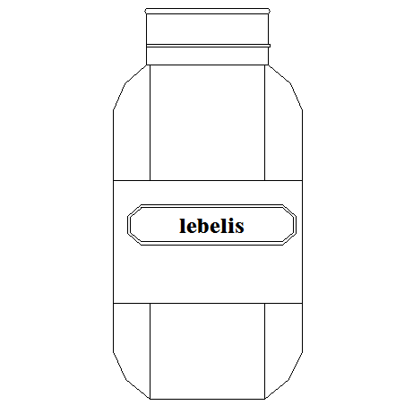 Creative glass jam jar cad design block dwg file