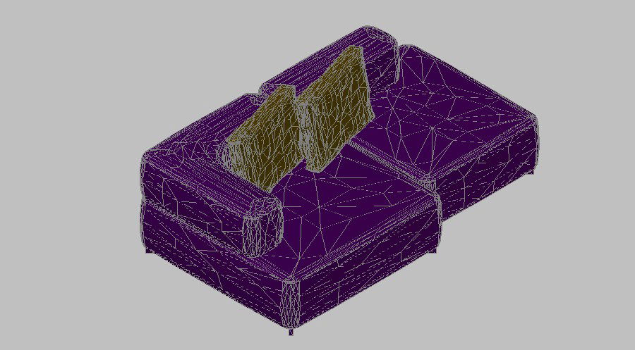 Creative two seated sofa set 3d block cad drawing details dwg file