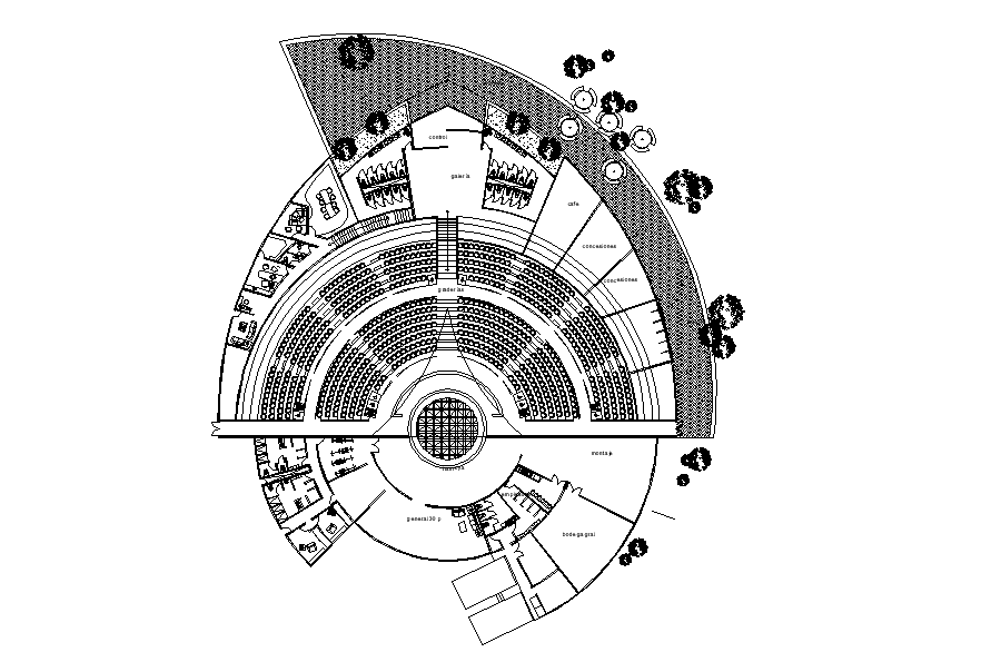 AutoCAD DWG Cricket Ground Layout CAD Drawing File with Field Plan