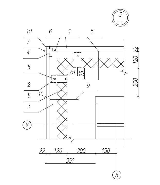Cross angle of the steel bar Reinforcement section details is given.Download the Autocad file now.