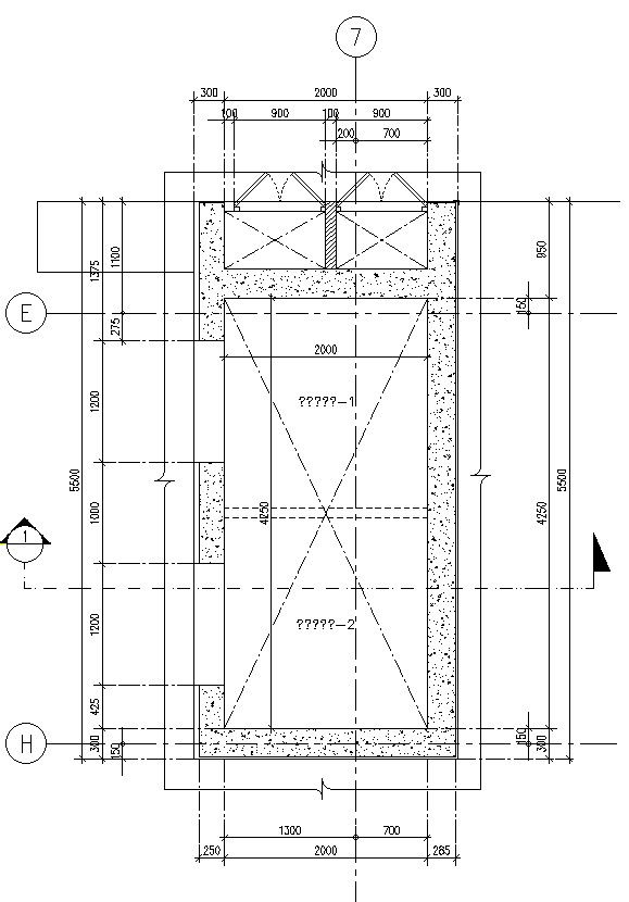 Cross section of Elevator pit in details in AutoCAD, dwg file.