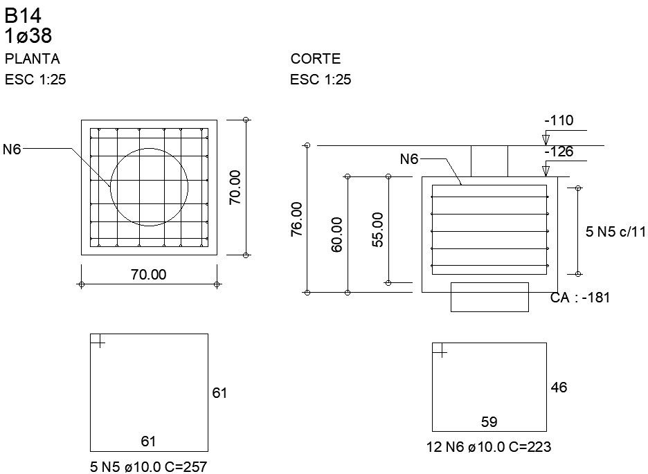 Crowning blocks frame details in AutoCAD, dwg file.