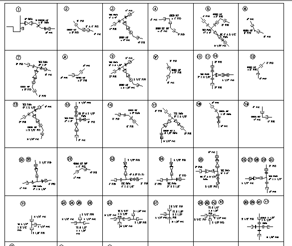 Cruise design symbol chart architecture project dwg file