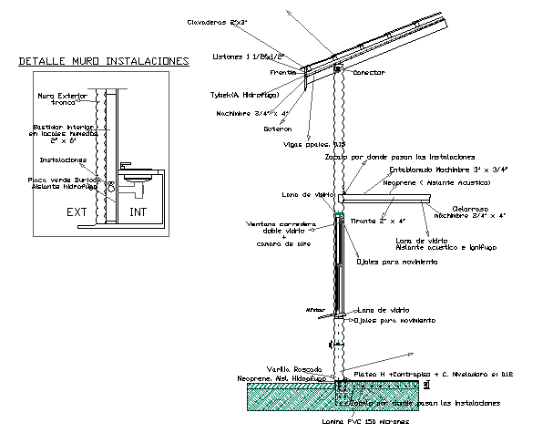 Cut floor ceiling raster metal construction details dwg file