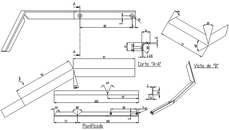 Cut section line diagram details are given in this AutoCAD DWG drawing.Download the AutoCAD 2D DWG file.