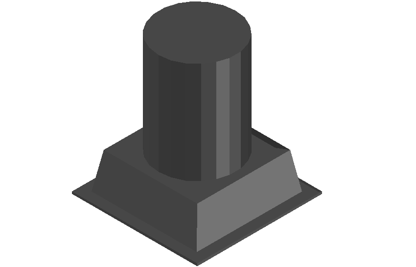 DLS_70 structure design 3d view dwg file