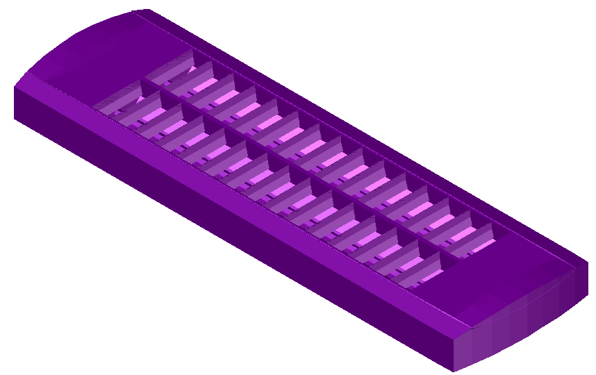 DTI_type_1_Beta_2 x 14 W electrical design 3d view dwg file