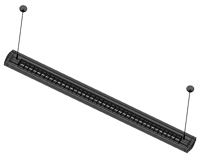 DTI_type_3_Beta_35 W electrical design 3d wire frame view dwg file