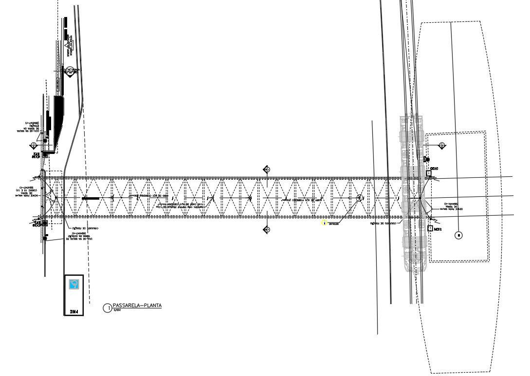 DWG AUTOCAD Drawing having the plan,Elevation and section of subway in Railway stationAutoCAD 2D DWG file.