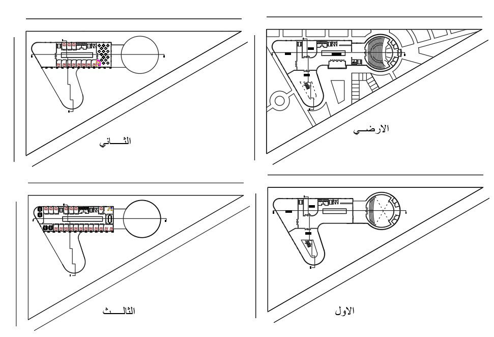 DWG AutoCAD drawing file gives the plan details of G+3 office Building.Download the AutoCAD DWG file.