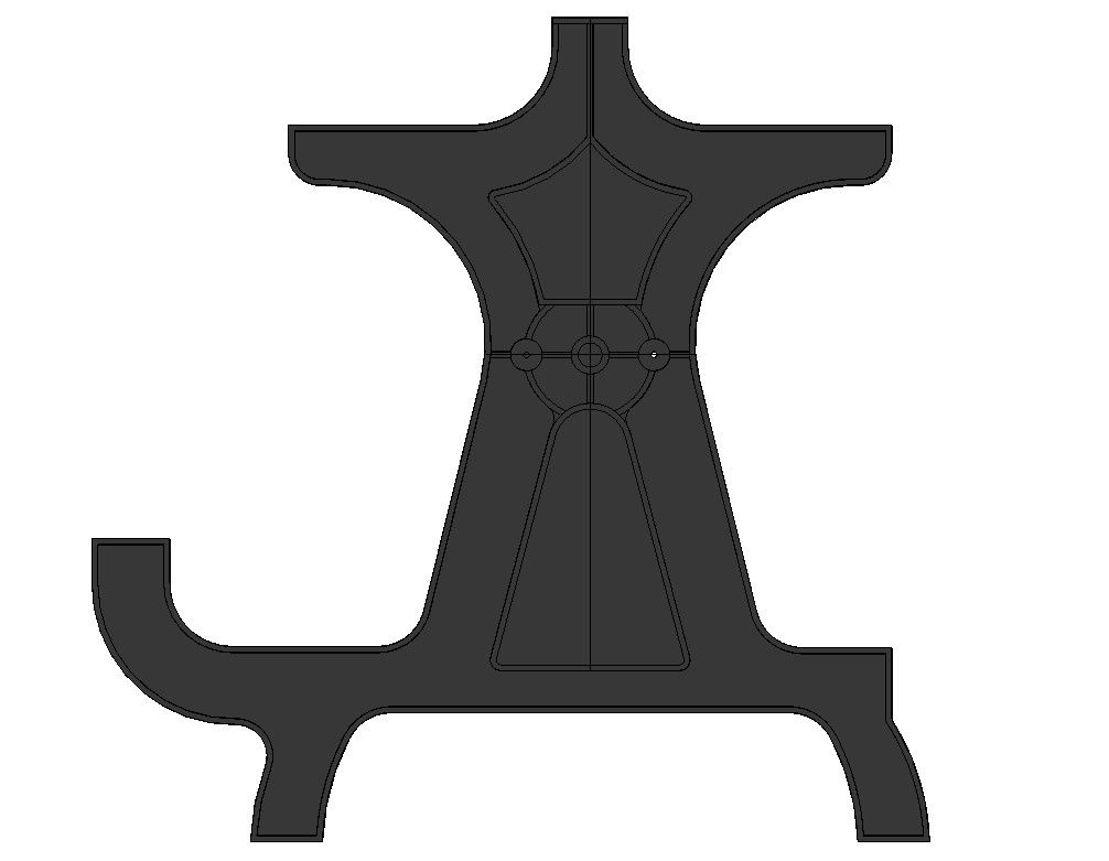 DWG Cad drawing file having the 3D Sectional Details of the SPUR GEAR 206T CP1 (CENTER GEAR) with ADAPTER SLEEVE ? 75 x ? 155 x 400.Download the DWG AutoCAD file.