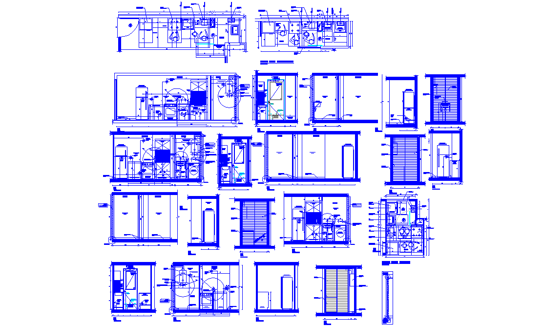 DWG file of Kitchen Design with Section and elevation,Download DWG Autocad file.