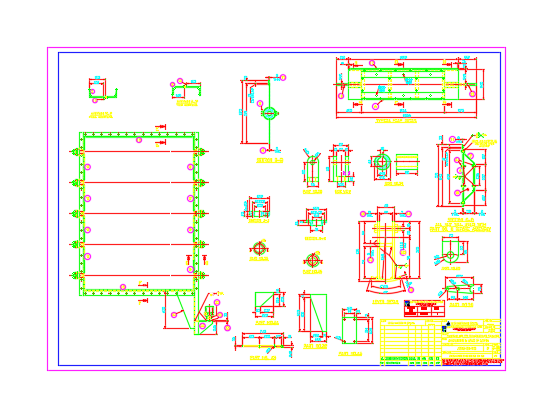 Damper assembly AutoCAD drawing