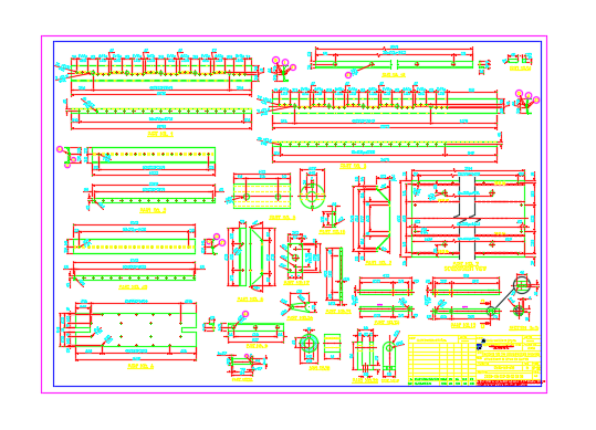 Damper part drawing AutoCAD file