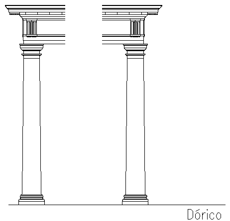 Decorative modern type column design details dwg file
