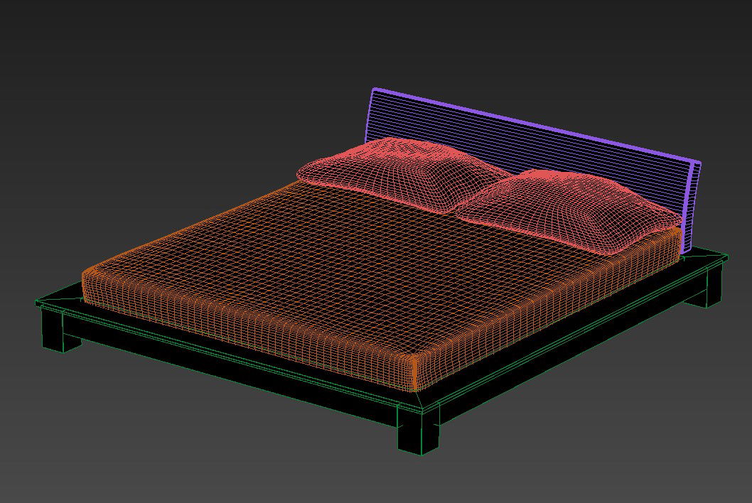 Delux Couch Design Furniture Blocks 3d model Max file Free Download