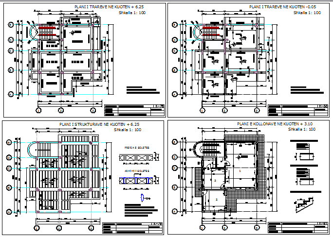 Departmental office floor plan and auto-cad details dwg file