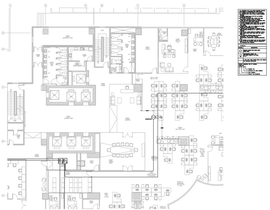 Description and detail of wireless access point layout. 