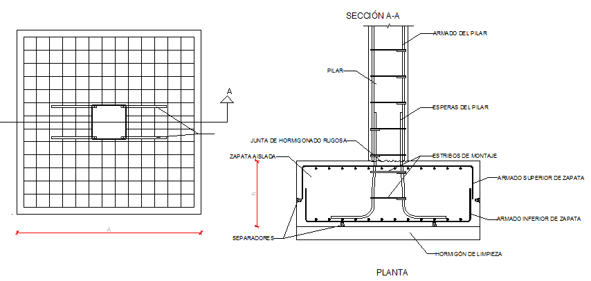Description of shoe details dwg file