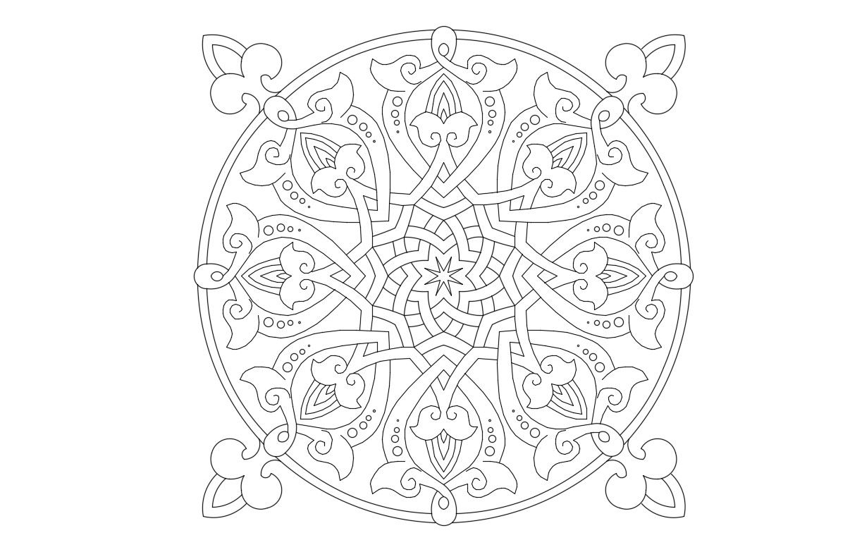 Design Blocks Line Drawing AutoCAD Drawing Free Download