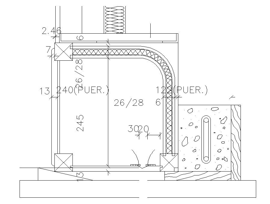 Design of Reinforced Concrete Structure CAD file