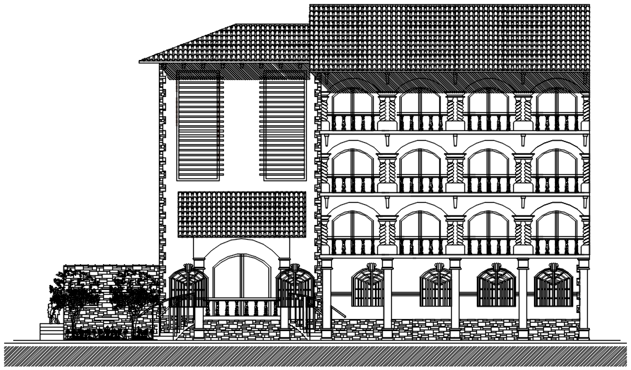 Design of apartment in AutoCAD