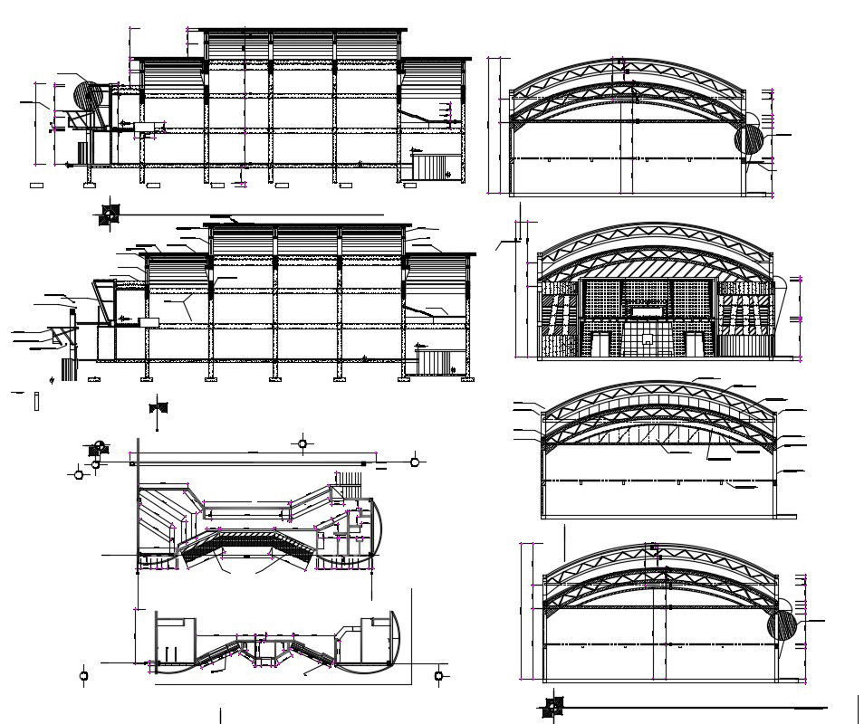 Download Free Building dimensions in AutoCAD file