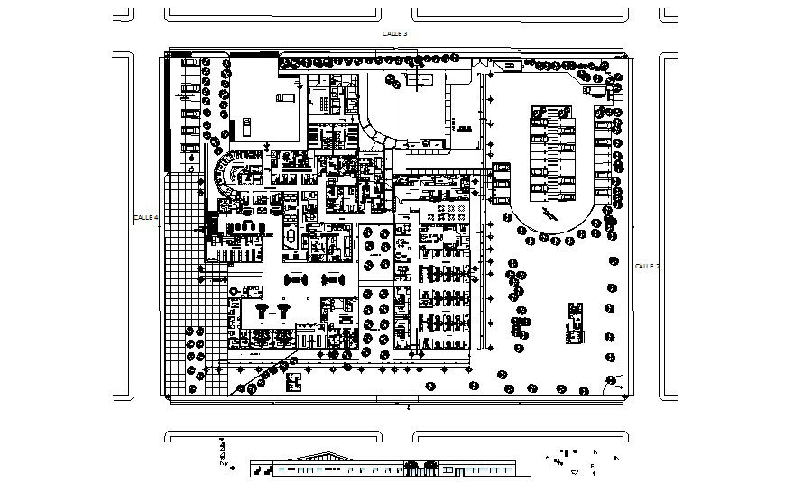 Download Free Hospital Design In AutoCAD File