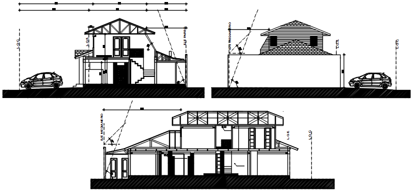 Design of office building in AutoCAD