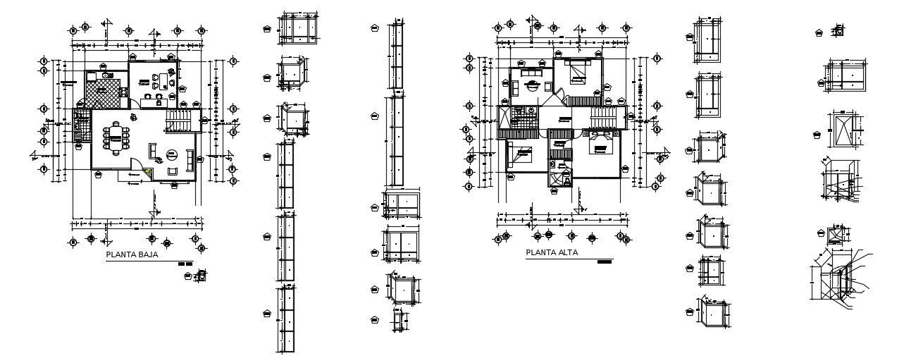 Luxury House Floor Plan In DWG File
