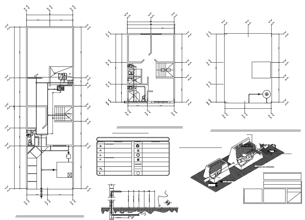 Water supply distribution system in AutoCAD file
