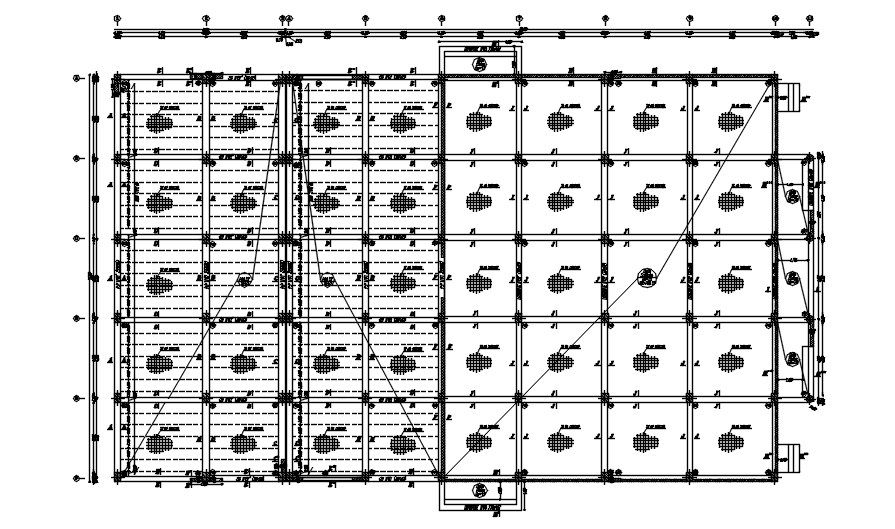 Design of foundation formwork in detail AutoCAD 2D drawing, dwg file, CAD file