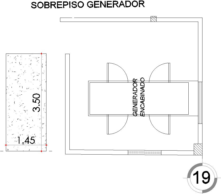 Design of generator floor