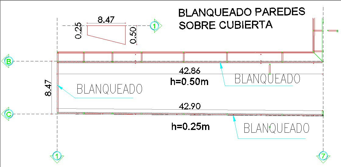 Design of whitewashed walls over deck