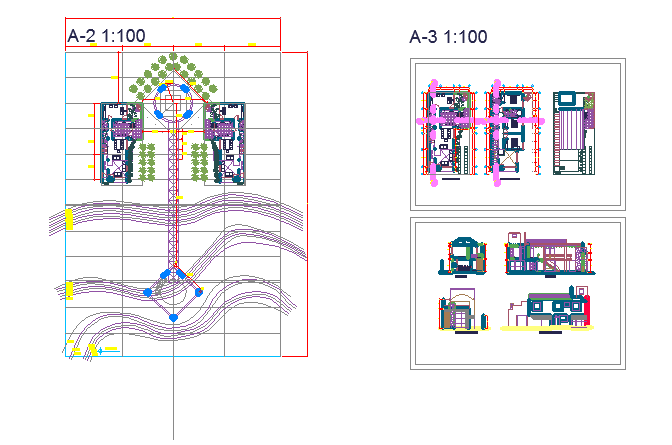 Detached house with vaulted ceiling